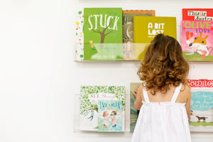 Presto Acrylic Wall Bookshelf Set (2)