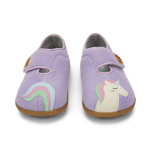 Load image into Gallery viewer, Purple Unicorn Slipper Sneakers
