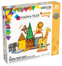 Load image into Gallery viewer, Safari Animals Magna Tiles
