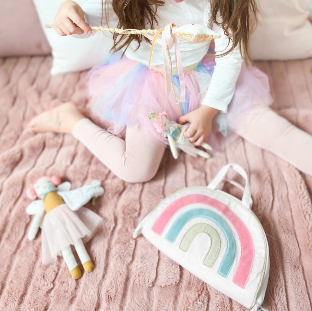 Rainbow Play Purse & Doll Set