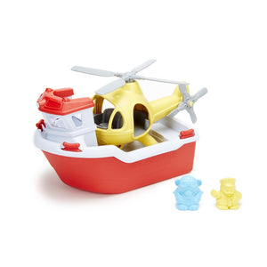 Helicopter and Rescue Boat Set