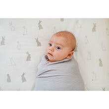 Load image into Gallery viewer, Bunny Hop Organic Crib Sheet
