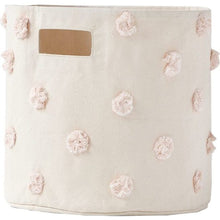 Load image into Gallery viewer, Pom Pom Canvas Container- Blush
